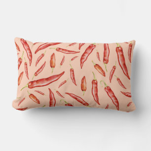Chili Pepper Pattern Lendenkissen