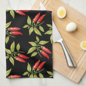 Chili Pepper Pflanze Küchentuch (Viertel Falte)