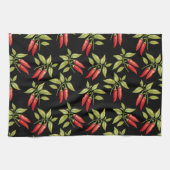 Chili Pepper Pflanze Küchentuch (Horizontal)
