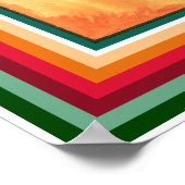 Chili Pepper Print Poster (Ecke)