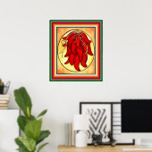 Chili Pepper Print Poster (Heimbüro)