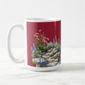 Chili Pepper Red Rock Garden Wildblumen Kaffeetasse (Links)