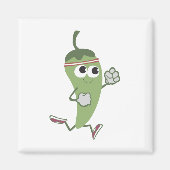 Chili Pepper Runner Magnet (Vorne)