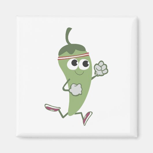 Chili Pepper Runner Magnet (Vorne)
