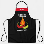 Chili Pepper Schürze, Chili Cook Off Champion Schürze (Vorderseite)
