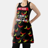 Chili Pepper Schürze, Chili Cook Off Queen Womens Schürze (InSitu)