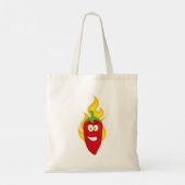Chili Pepper Tote Bag Tragetasche (Rückseite)
