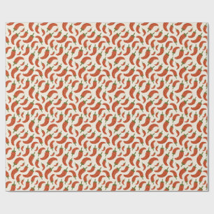 Chili Pepper Watercolor Geschenkwrake Geschenkpapier