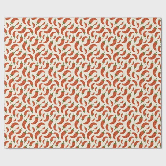 Chili Pepper Watercolor Geschenkwrake Geschenkpapier (Flach)