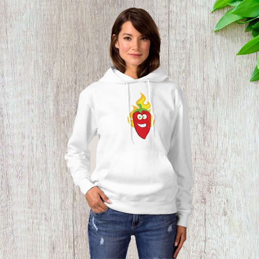 Chili Pepper Womens Hoodie