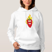 Chili Pepper Womens Hoodie (Vorderseite)