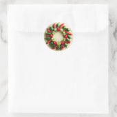 Chili Pepper Wreath Stickers (Tasche)
