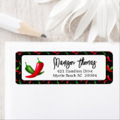 Chili Peppers Return Address Label (Insitu)