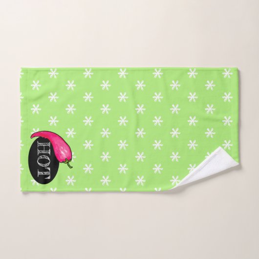 Chili Pfeffer Badhandtuch Set (Handtuch)