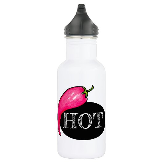 Chili Pfeffer Edelstahlflasche (Rechts)