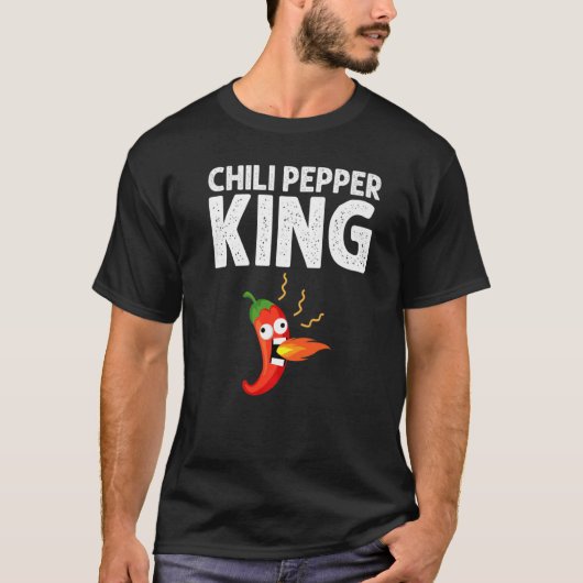 Chili Pfeffer für Männer Vater scharfer Habanero C T-Shirt (Vorderseite)