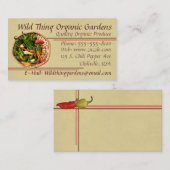 Chili-Pfeffer-Geschäfts-Karte Visitenkarte (Vorne/Hinten)