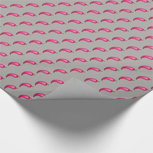 Chili Pfeffer Geschenkpapier (Ecke)