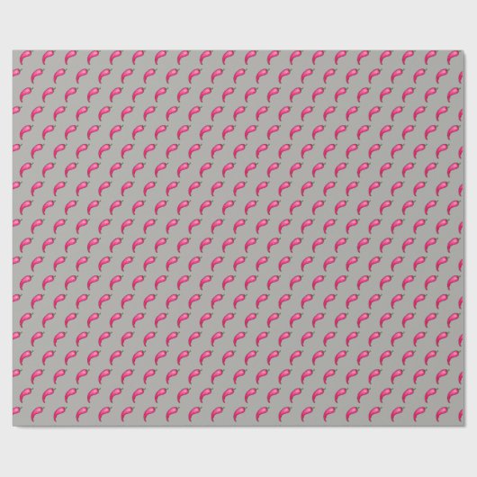 Chili Pfeffer Geschenkpapier (Flach)