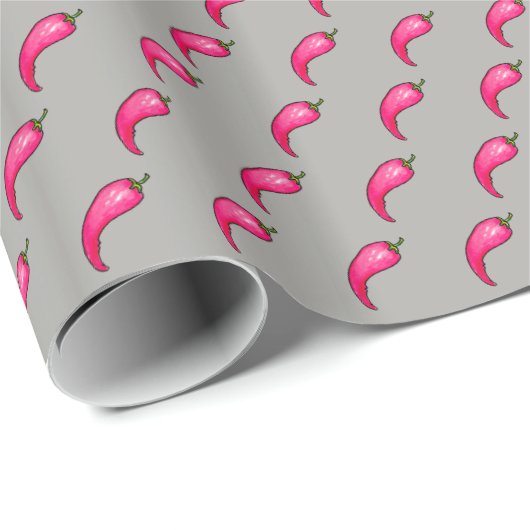 Chili Pfeffer Geschenkpapier (Rolleneckpunkt)