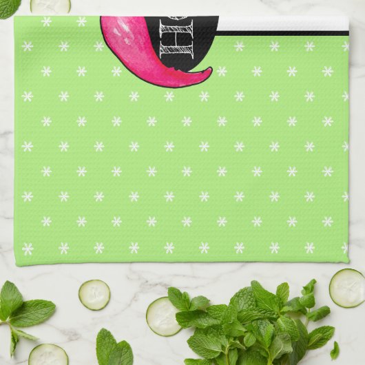 Chili Pfeffer Geschirrtuch (Gefaltet)