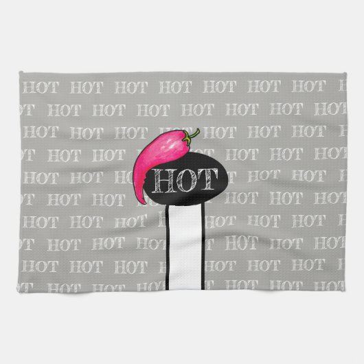 Chili Pfeffer Geschirrtuch (Horizontal)