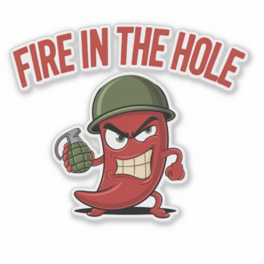 Chili Pfeffer Gewürziger Lover Aufkleber (Vorderseite)