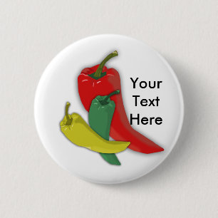 Chili-Pfeffer-Gruppe Button