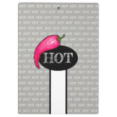 Chili Pfeffer Klemmbrett (Rückseite)