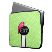 Chili Pfeffer Laptopschutzhülle (Vorderseite Links)