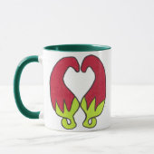 Chili-Pfeffer-Liebe Tasse (Links)