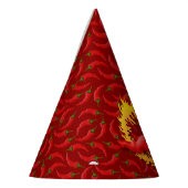 Chili-Pfeffer mit Flamme Partyhütchen (Links)
