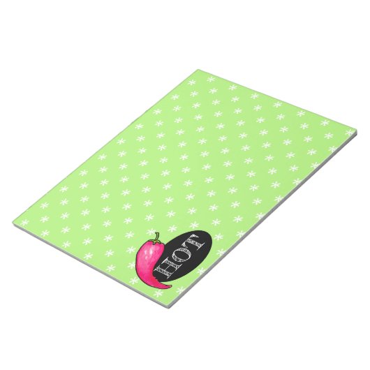 Chili Pfeffer Notizblock (angewinkelt)