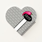 Chili Pfeffer Notizblock (Rückseite)