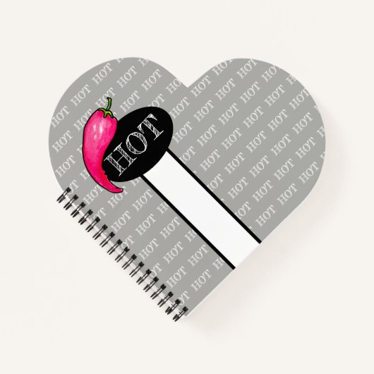 Chili Pfeffer Notizblock (Vorderseite)