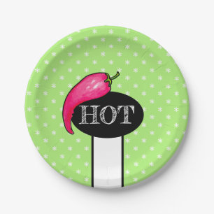 Chili Pfeffer Pappteller