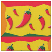 Chili-Pfeffer-Party Stoff (Nahaufnahme)