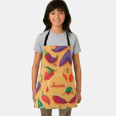 Chili Pfeffer Pastel Farbiges Personalisiertes Mus Schürze (Insitu)