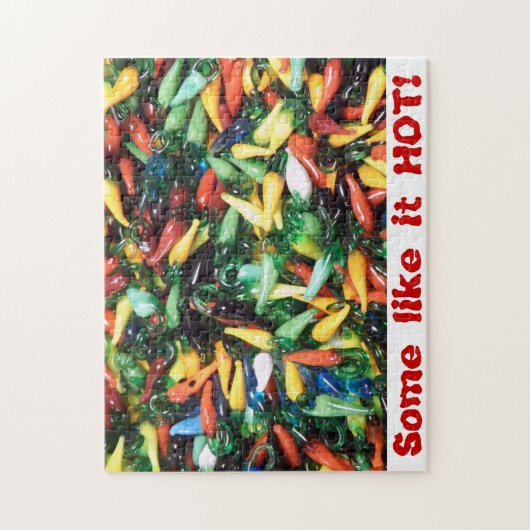 Chili-Pfeffer-Puzzlespiel, Jalopeno, heißer Puzzle (Vertikal)