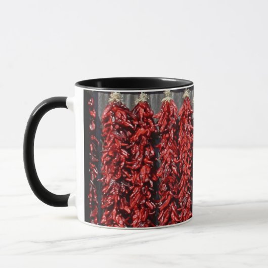 Chili-Pfeffer-Schwarzes 11-Unze-kombinierte Tasse (Links)