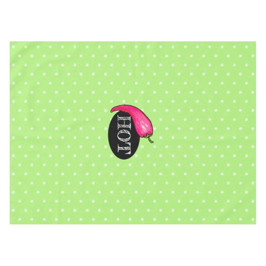 Chili Pfeffer Tischdecke (Vorderseite (Horizontal))