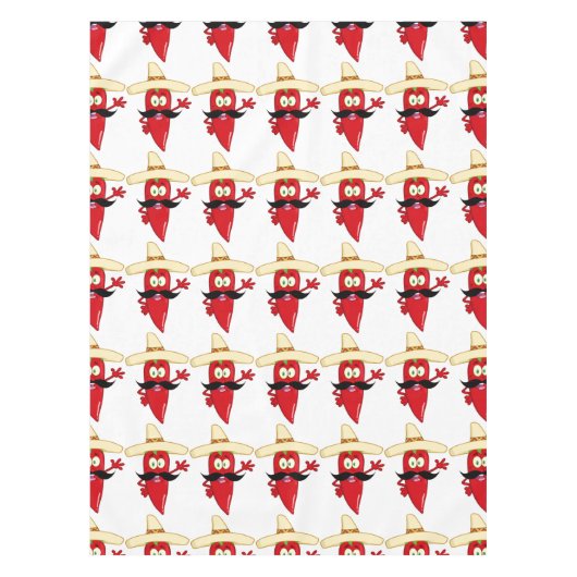 Chili-Pfeffer Tischdecke (Vorderseite)