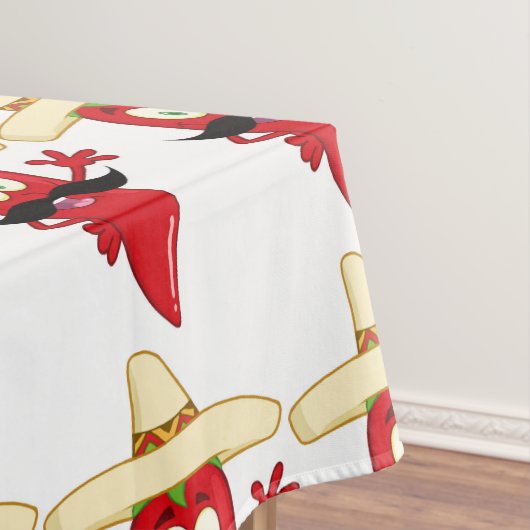 Chili-Pfeffer Tischdecke (Beispiel)
