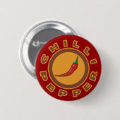 Chili Pfeffer, würzig Button (Vorne & Hinten)