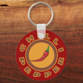 Chili Pfeffer, würzig Schlüsselanhänger (Vorderseite)
