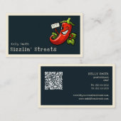 Chili Pfefferkartografie Visitenkarte (Vorne/Hinten)