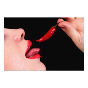 Chili Pfefferlippen Fotodruck