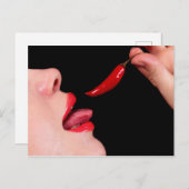 Chili Pfefferlippen Postkarte (Vorne/Hinten)