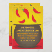 Chili Pot - Einladung abkochen (Vorne/Hinten)