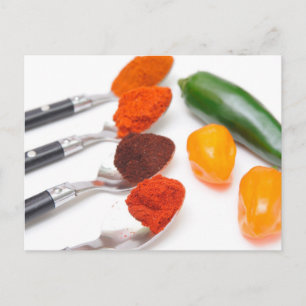 Chili Powder Postkarte